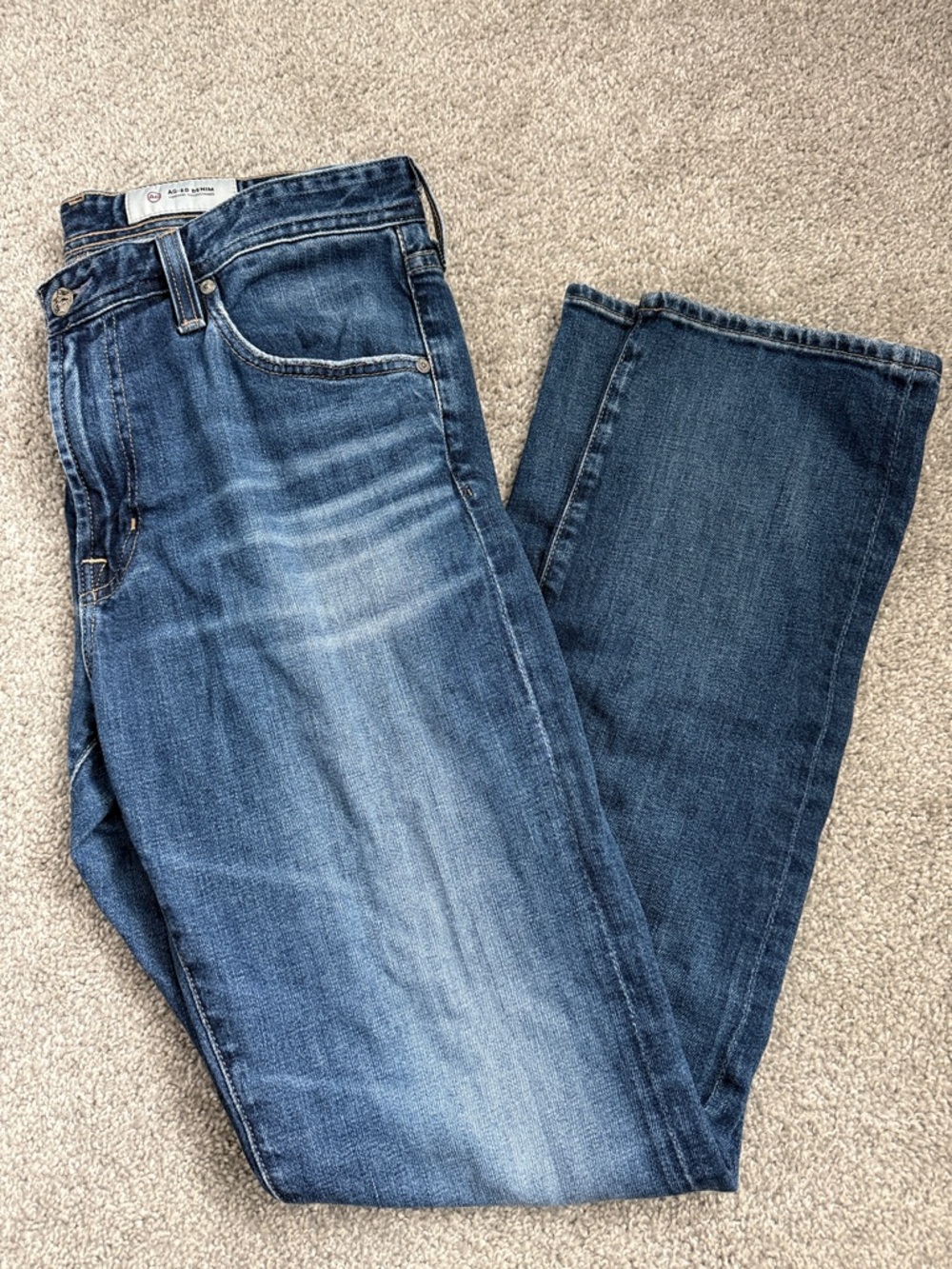 AG Adriano Goldschmied Men’s The Everett Slim Straight Jeans